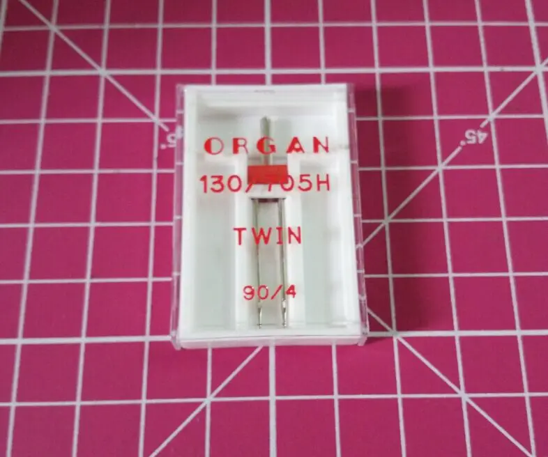 Иглы двойная игла 130/705H c 90/4 мм 100/6 бытовая швейная машина игла|sewing machine twin needle|organ