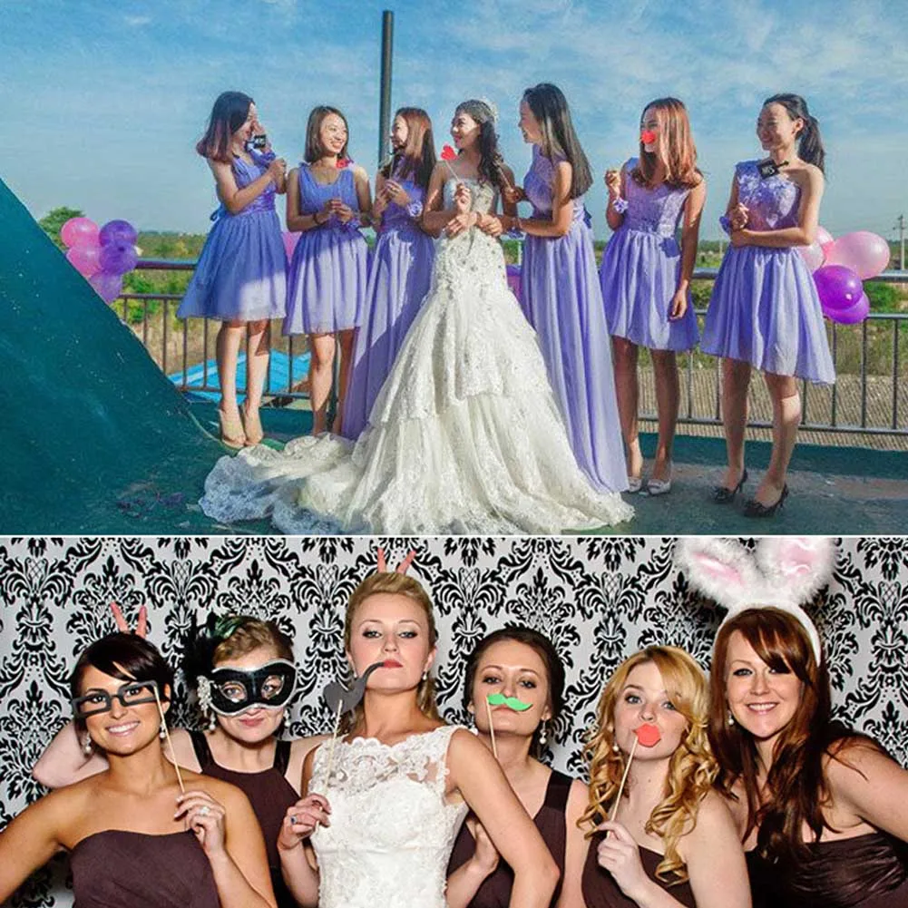 20 шт Фламинго тропические летние фотобудки реквизит палочка на день рождения