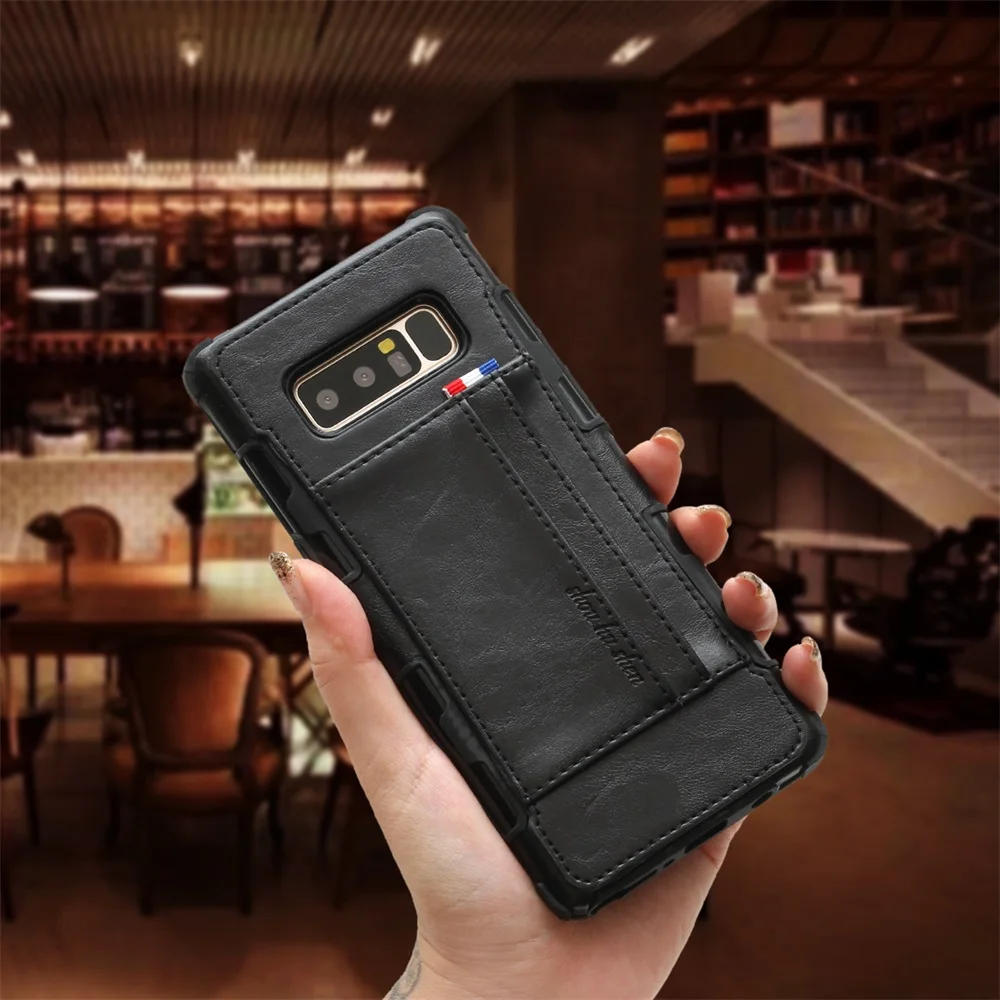 Роскошный чехол из искусственной кожи для samsung galaxy S8 S9 S10 Plus, чехол-кошелек с отделением для карт, задняя крышка для samsung galaxy Note 8 s10e, чехол s Coque