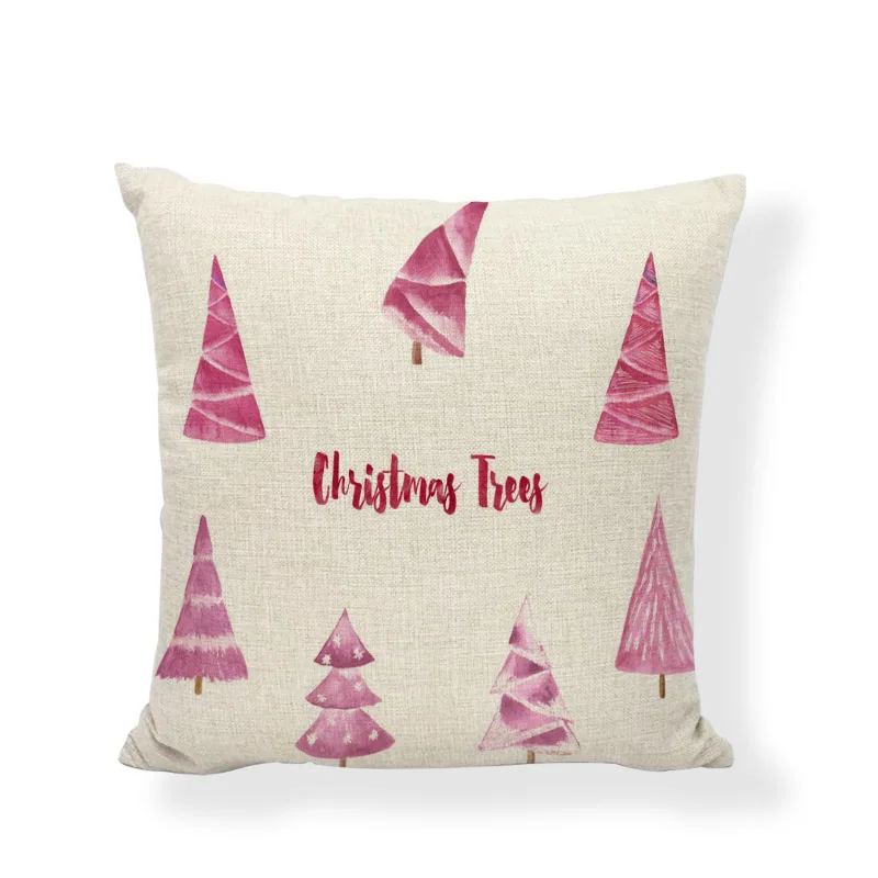 Красная Ферма грузовик Рождественская елка наволочка Арнольд семья наволочка радость в походная подушка крышка домашние диванные декоративные подушки