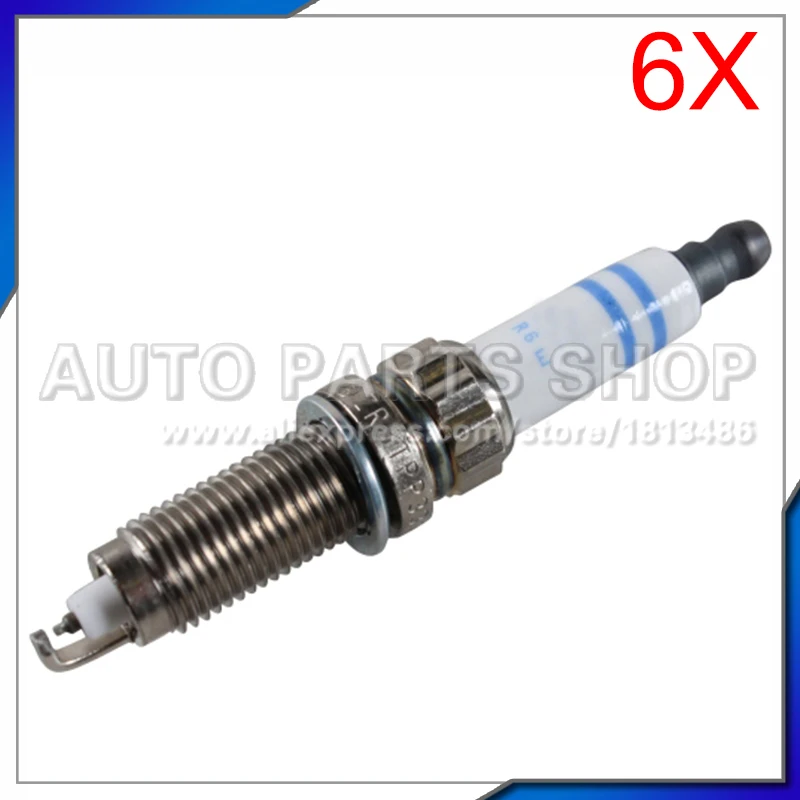 Автомобильные аксессуары 6 шт. Свеча зажигания для BMW F02 F01 F10 F11 X5 X6 750i 750Li 760Li 12120037580