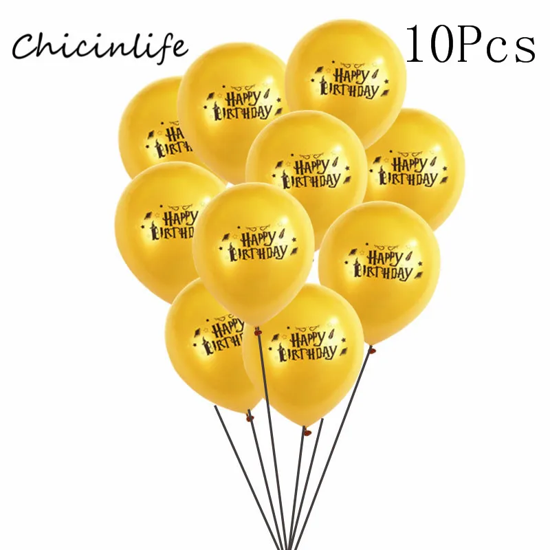 gold Chicinlife пират с днем рождения баннер череп день рождения гирлянда тарелки попкорн коробка Пиратская тематическая вечеринка на день рождения украшения - Цвет: gold