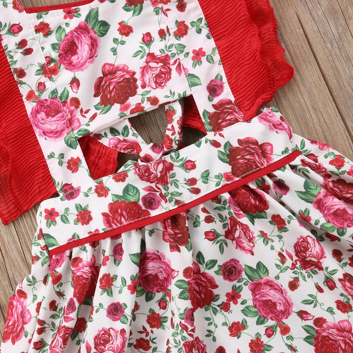 Комбинезон для маленьких девочек комбинезон крупных сестер платье летняя одежда