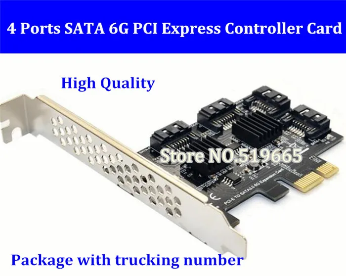 Плата контроллера PCI Express SATA 6G 4 порта e к III 3 0 конвертер с теплоотводом плата