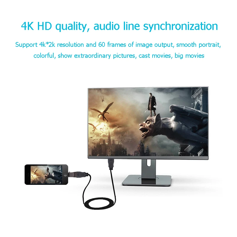 Ingelon USB C HDMI Cable Type to Thunderbolt 3 Adapter for MacBook Samsung Galaxy S9/S8 Note 9 Huawei P20 Pro USB-C | Компьютеры и