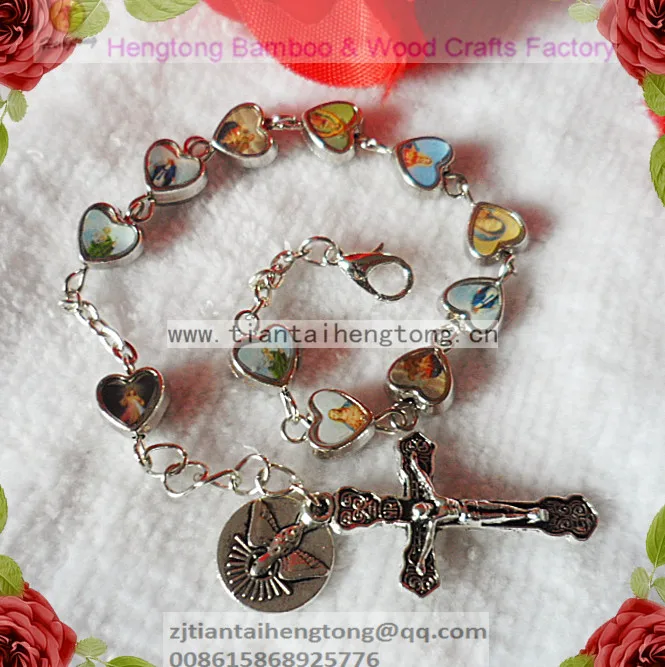 Бесплатная доставка 5 шт./упак. необычные металлические сердца браслет из бисера