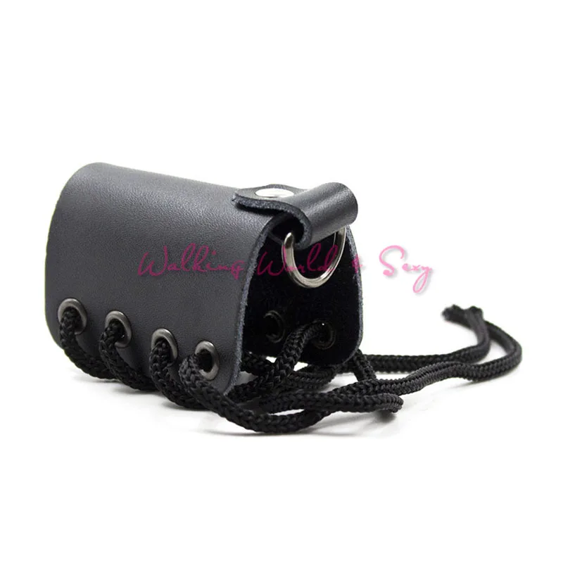 Подлинное кожаное кольцо для члена на шнуровке удлинитель растягиватель Время