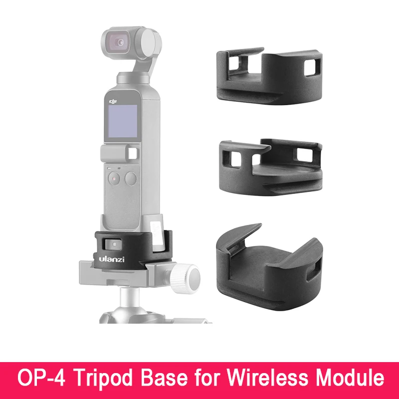 Белый DJI OSMO карманные аксессуары-Штатив Адаптер база для Wifi модуля телефона фиксированный держатель широкоугольный объектив для Osmo Карманный карданный - Цвет: Белый