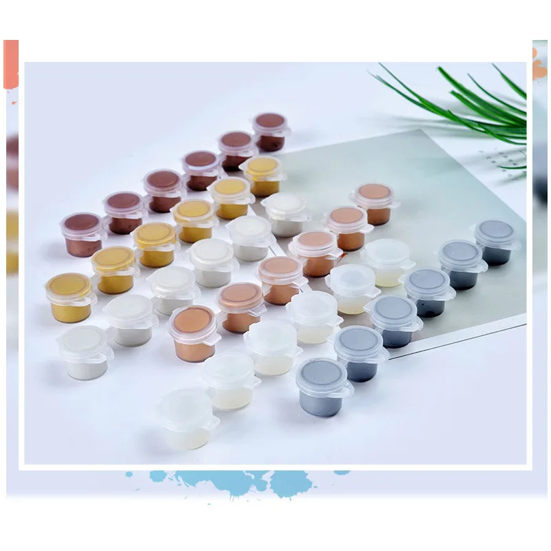 Усовершенствованные акриловые краски пигментный набор для одежды сделай сам