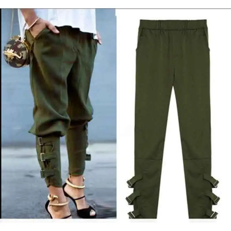 Женские свободные брюки-карандаш AIPEACE повседневные однотонные 2019 | Женская