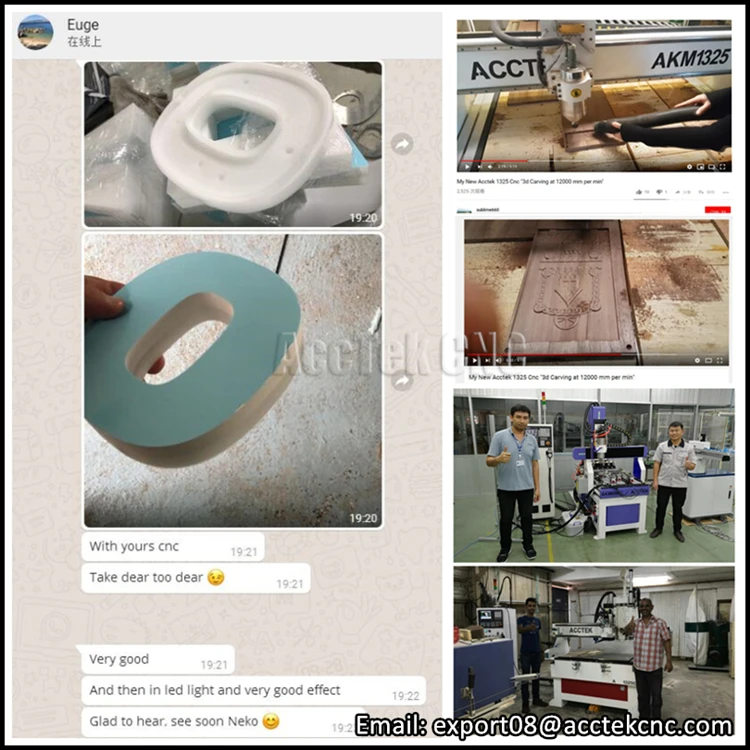 AccTek atc мини фрезерный станок с ЧПУ Фасонная фреза по металлу камень, древесина с ЧПУ и устройством автоматической смены инструментов 9060 с вертикальный шпиндель