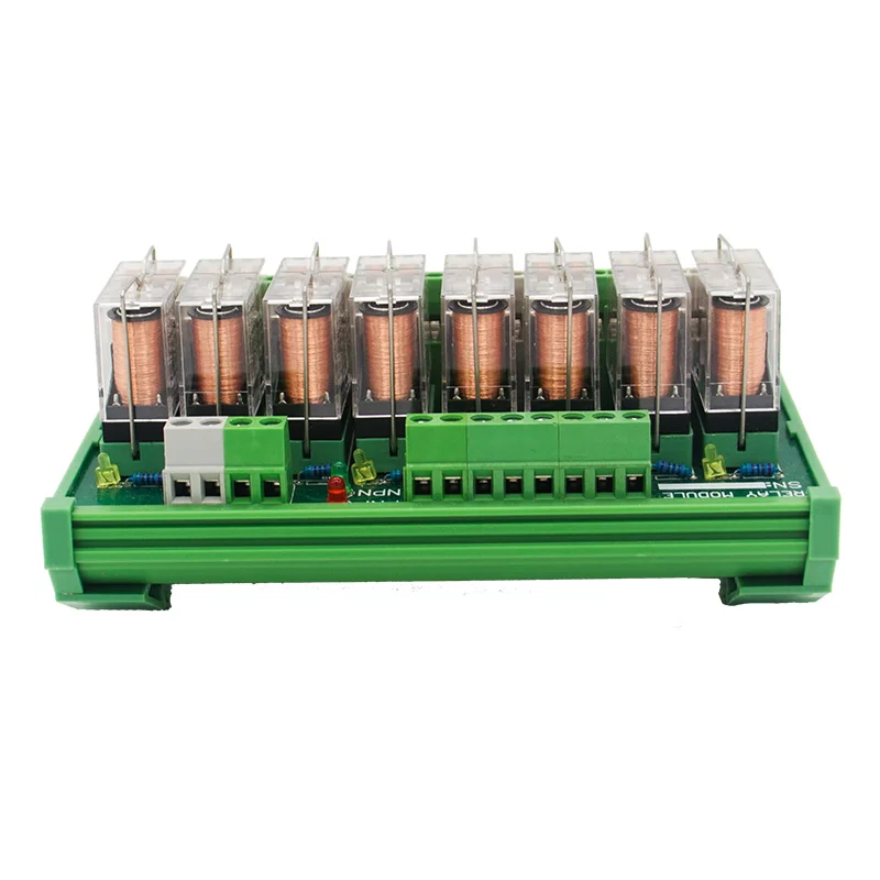 8-канальное реле интерфейса OMRON DPDT G2R-2 DIN Rail | Реле