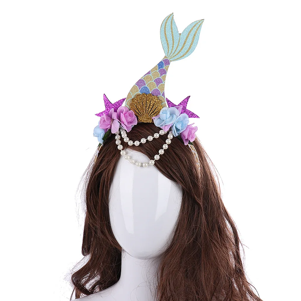 Футболка с принтом из ракушек и хвостом русалки забавная одежда в стиле хип хоп