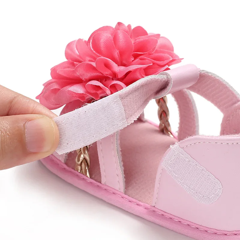 Милые сандалии для маленьких девочек летняя обувь с мягкой подошвой младенцев