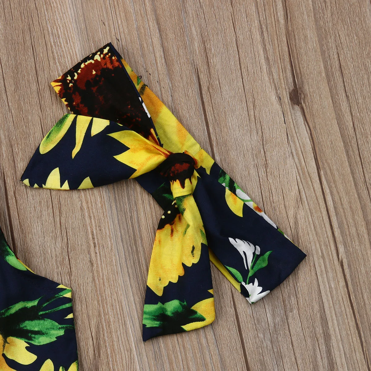 Летнее Детское платье для маленьких девочек из 2 предметов От 1 до 6 лет