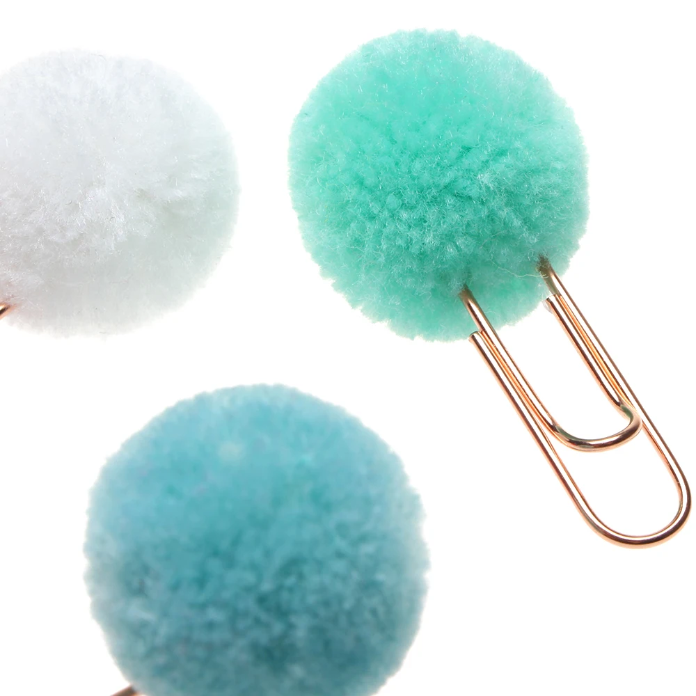 6 шт./компл. заколки для волос металлический зажим делового образца канцелярские