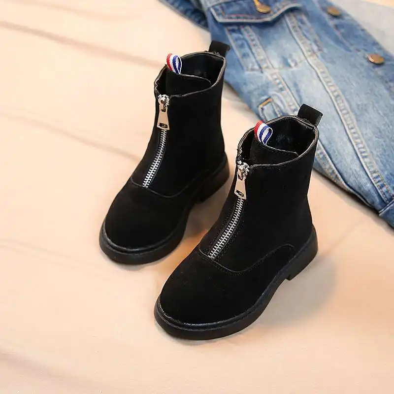 KEYITODO осень зима новый Инвернесс мальчиков ботинки martin корейской версии мягкое