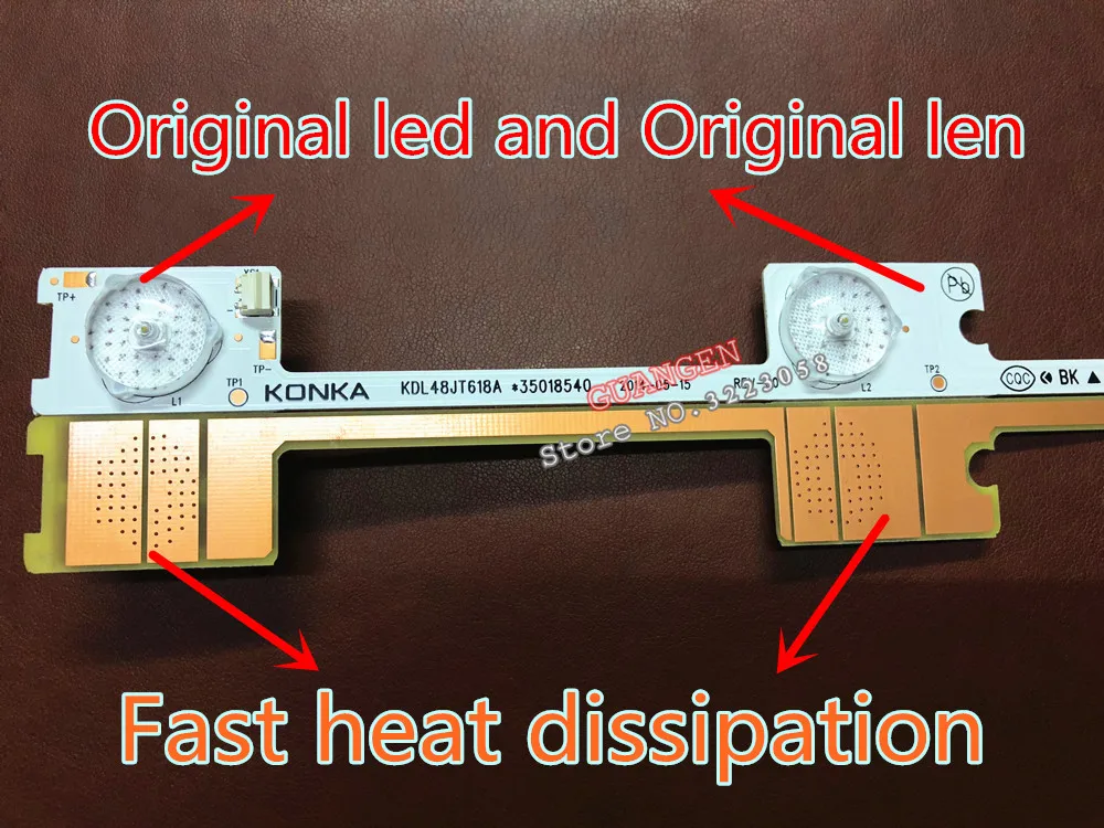 50 шт./лот Оригинальный Новый светодиодный полосы для Конка KDL48JT618A KDL48JT618U 35018539 35018540