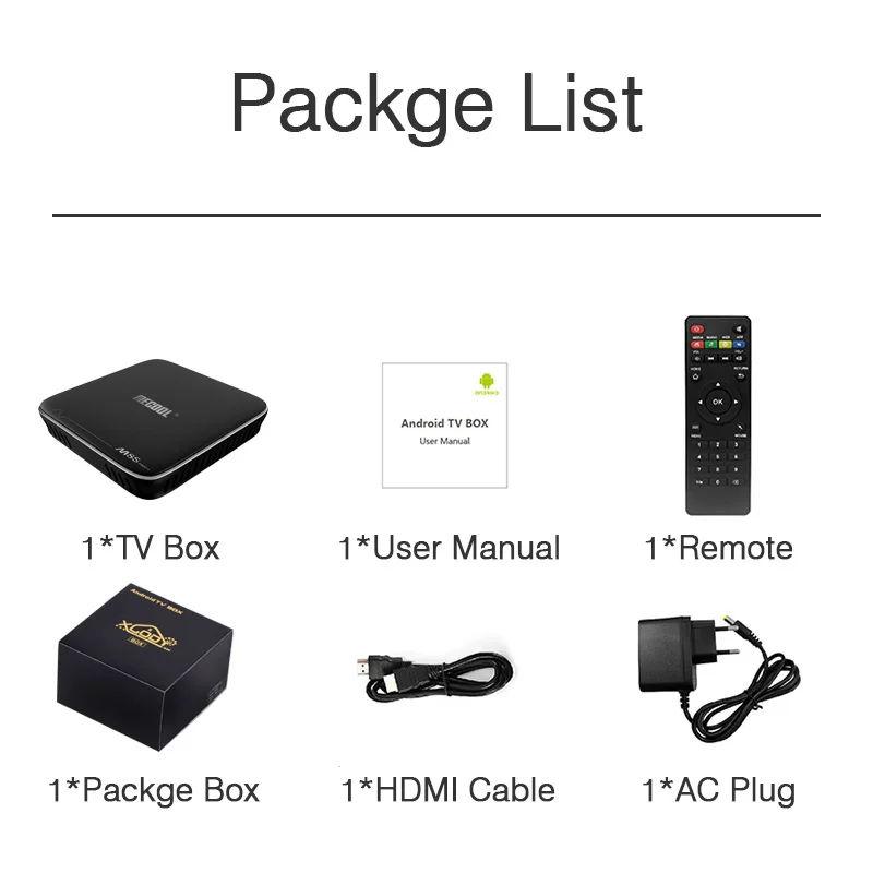 Original XGODY M8S Pro + 4K HD Smart TV Box Android 7.1 Amlogic S905X Quad Core 2+16 Media Player Streamer Set top Receiver | Электроника