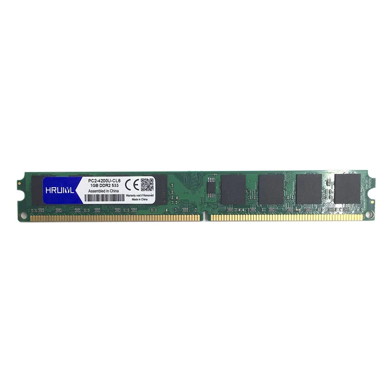 HRUIYL 1G 2G DDR2 533 MHz 1GB 2GB PC2 4200U для настольного ПК DIMM 4200 память материнской платы Память