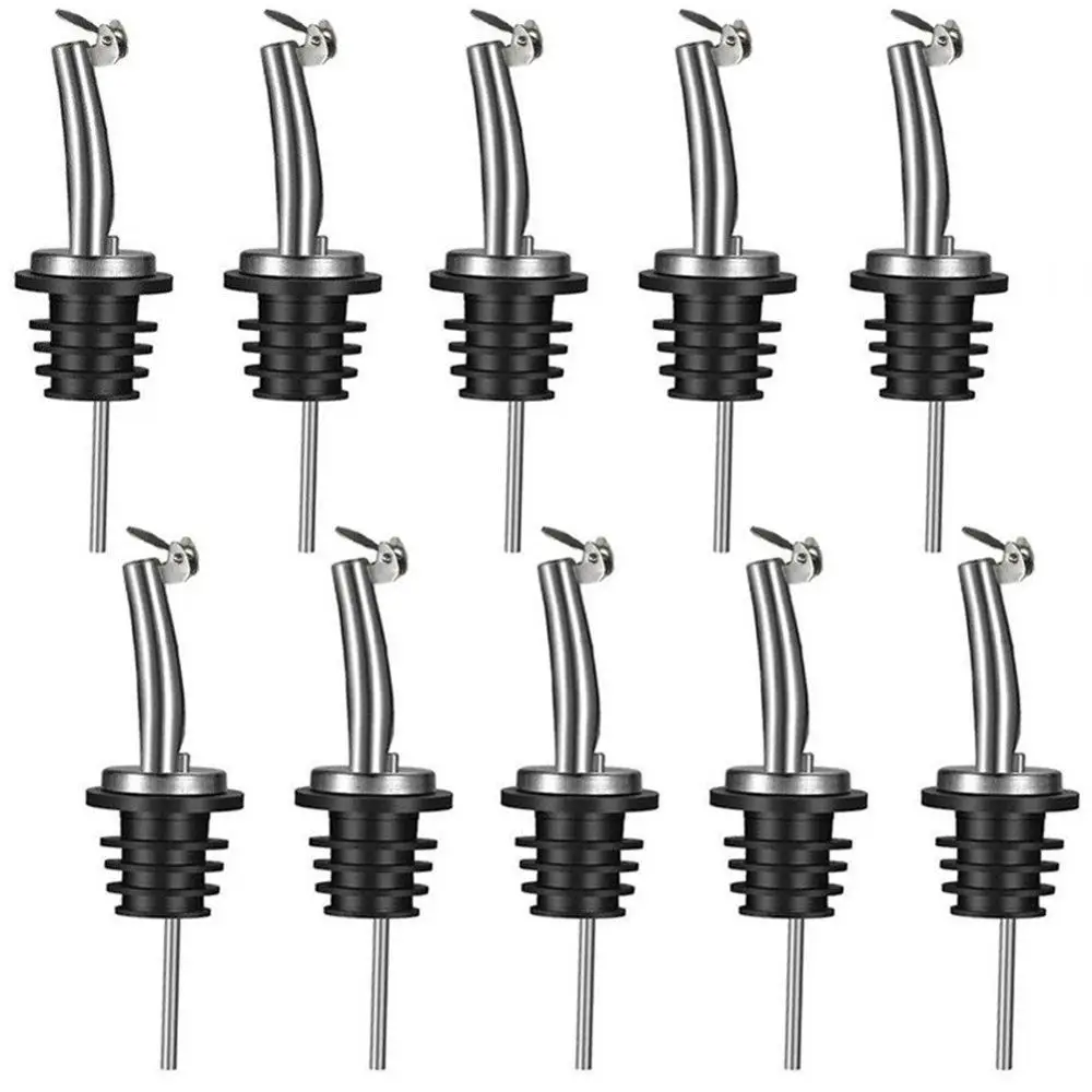 TOBSAYK 10 упаковка нержавеющая сталь пробки лейки для вина набор разлива ликера