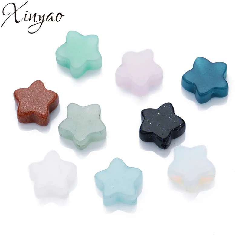 XINYAO 1 стенд/лот бусины из натурального камня хрустальные опаловые пять острых