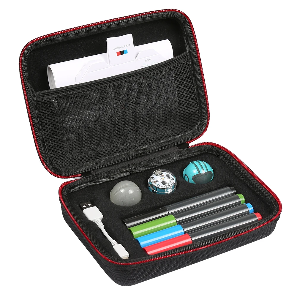 New EVA Hard Case for Ozobot Evo App-Connected Coding Robot - Fits USB Charging Cable / playfield Skin 4 Color Code Markers | Электроника