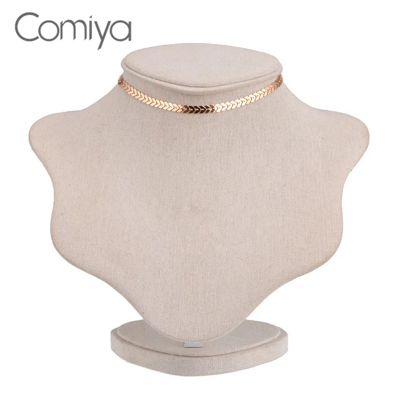 Comiya модные золотые серебряные звенья цепи Чокеры ожерелье для женщин Collare Feminino