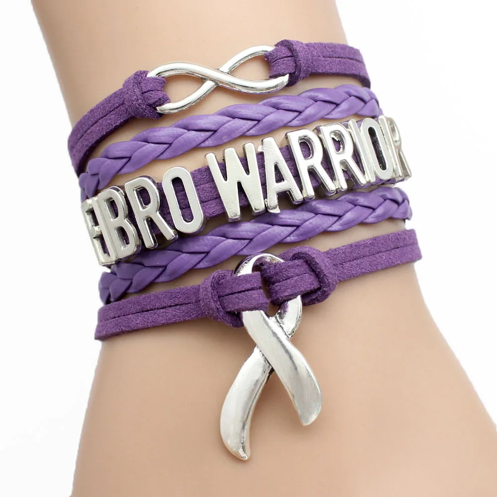 Браслет с кожаной лентой Infinity Love Lupus Warrior для женщин и мужчин|Браслеты шармами| |