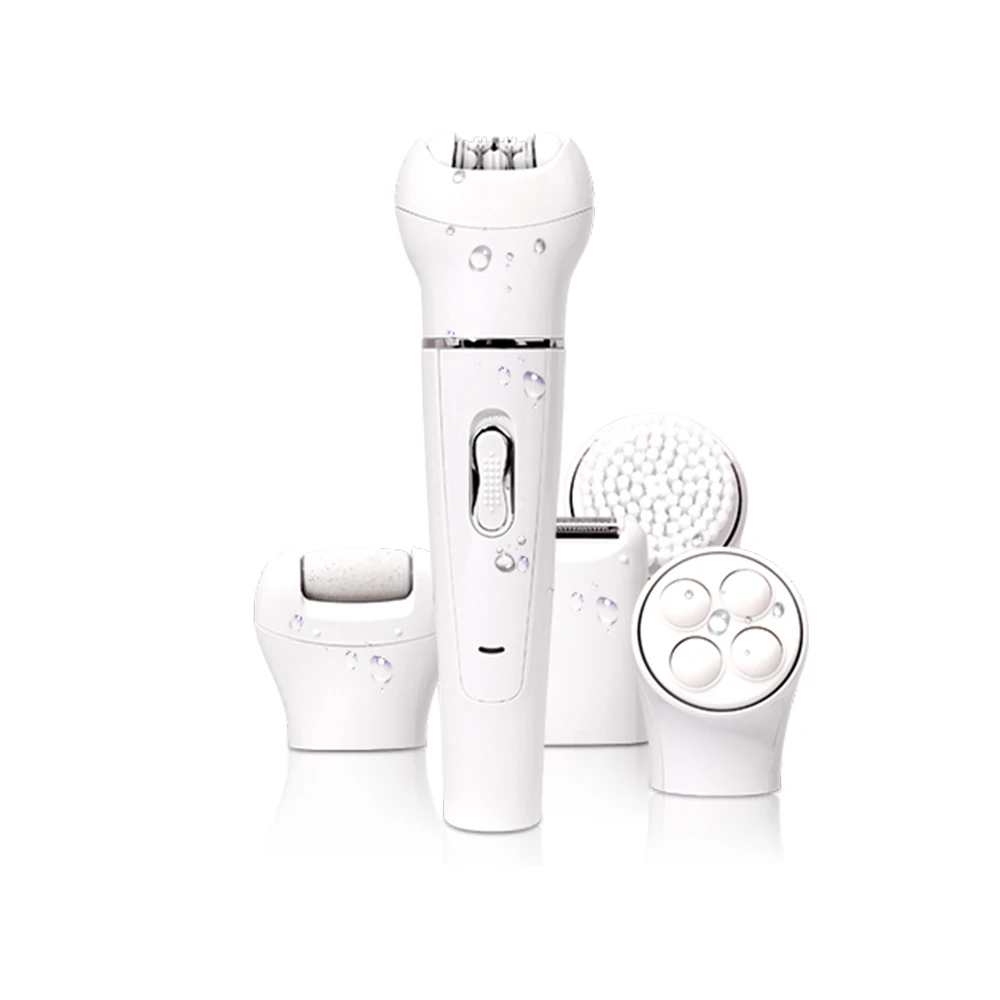 5 в 1 Для женщин бритва электронный прибор для массажа эпилятор лица щетка чистки