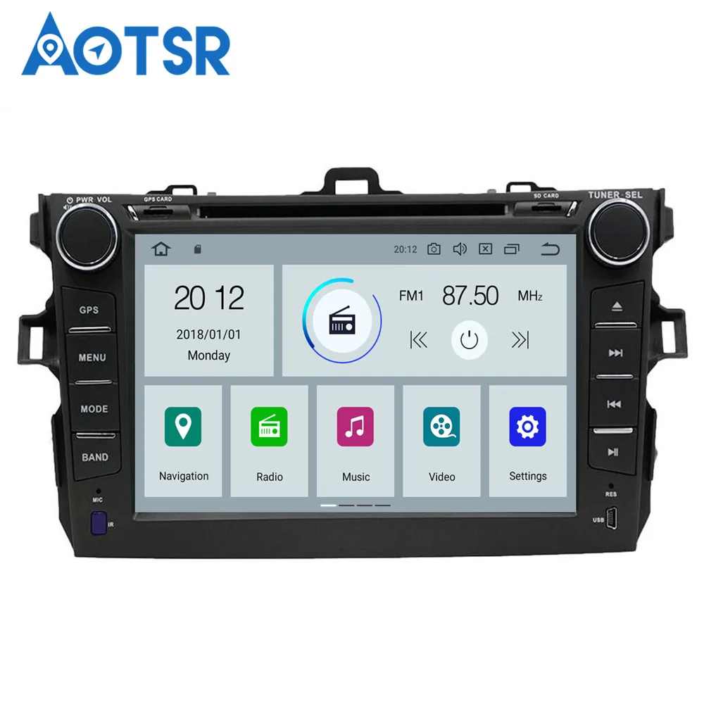 Android 9 0 8 core автомобильный DVD проигрыватель компакт дисков GPS навигации для