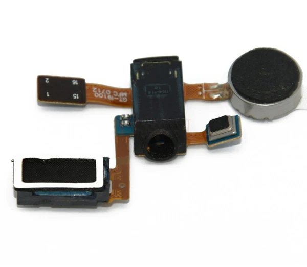 10 шт./лот оригинал для Samsung Galaxy S2 II i9100 разъем наушников и ушной динамик в сборе с