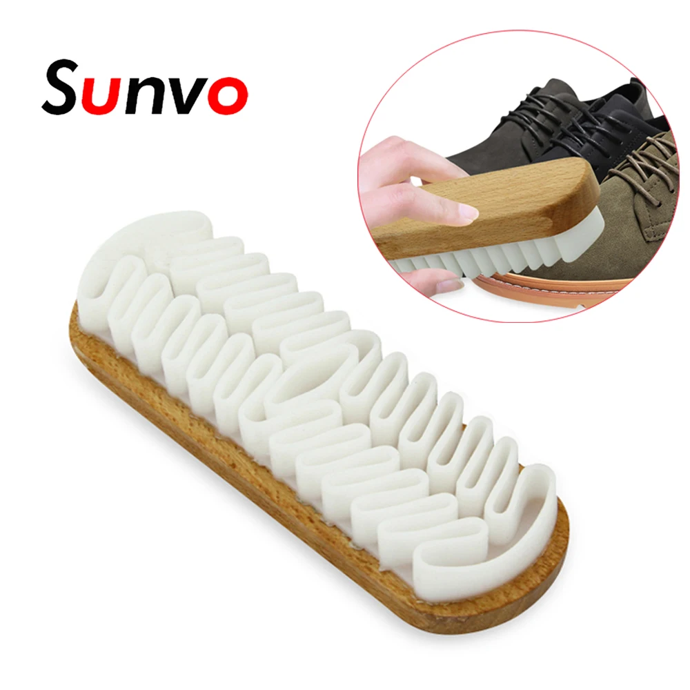 Щетка Sunvo из натурального каучука для замши нубука кожи обуви крепа/сапог/сумок