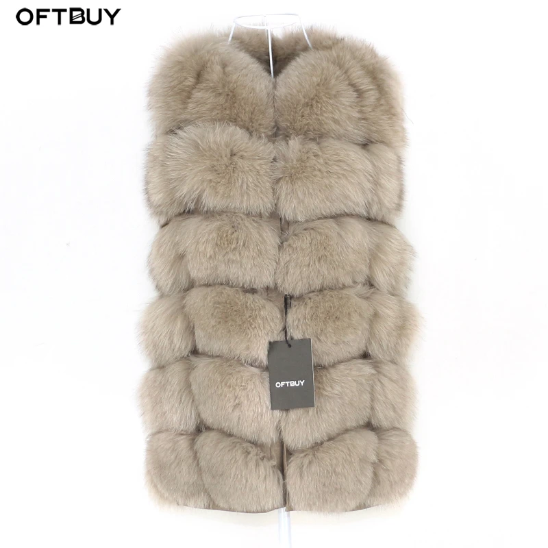 OFTBUY Весна с натуральным кроличьим мехом жилет из настоящего меха лисы Для женщин без рукавов зимняя куртка жилет из натурального меха пальто утепленная плотная Детская жилетка теплая уличная одежда