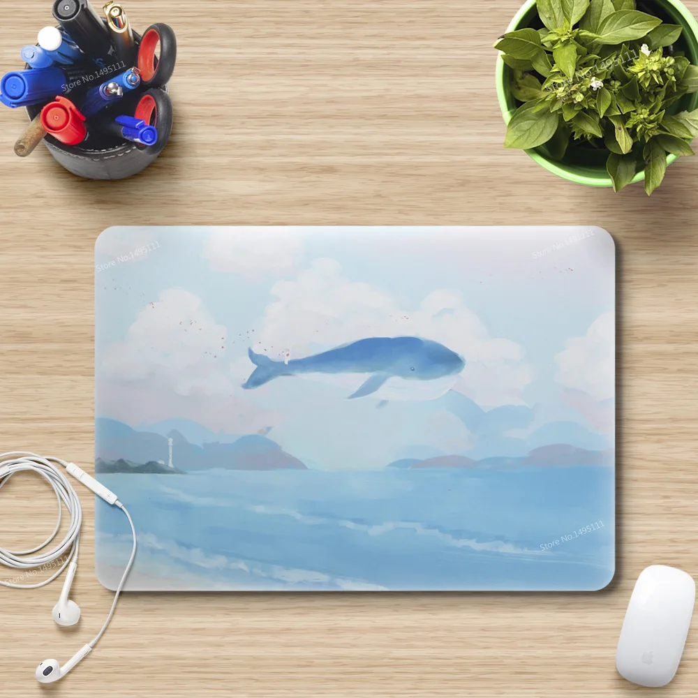 Новый чехол для ноутбука с принтом животных MacBook Air Pro Retina 11 12 13 15 дюймов сенсорной