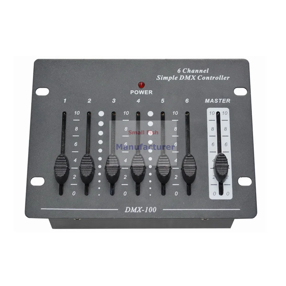 1 шт. бесплатная доставка 6-канальный простой контроллер DMX для управления