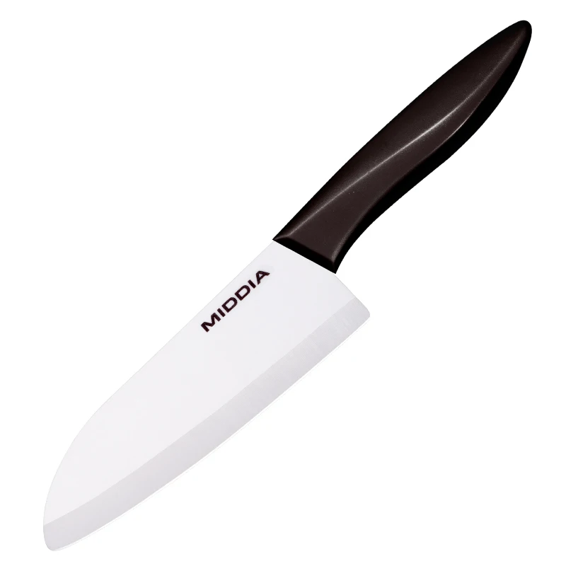 dark brown Middia Новые кухонные столовые приборы 5,5 дюймов Универсальный нож с оболочкой для резки свинины овощей - Цвет: dark brown