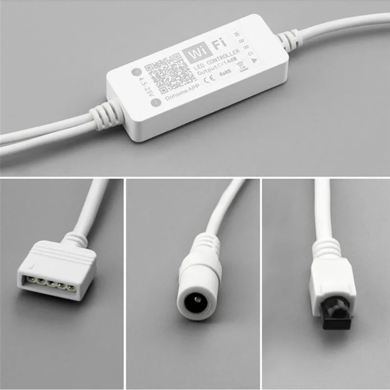 Apple HomeKit приложение 5Pin Светодиодная лента светильник управление Лер RGB лента DC5-25V Диодная Светодиодная лента s светильник Гибкая полоса Голосовое управление