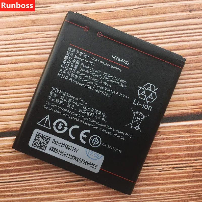 Новый аккумулятор 2000 мАч BL253 для Lenovo A2800D A3800D A3600D A2580 A2860 A2010 Vibe A 4 0 &quotA1000 A1000m|battery for
