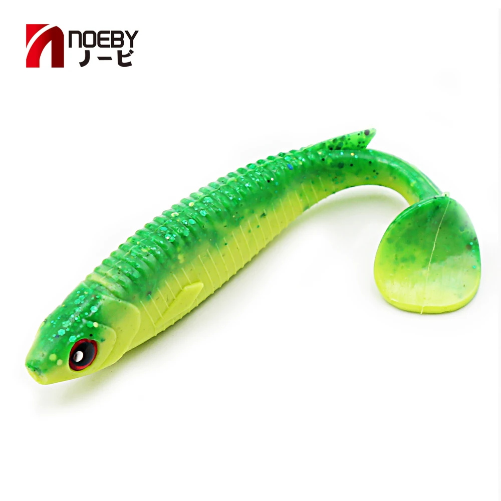 

Pesca Fishing Lure Soft Baits 10cm 4 pcs/bag Lures for Fishing Simulation Soft Fish shad PVC Leurre Dur Peche