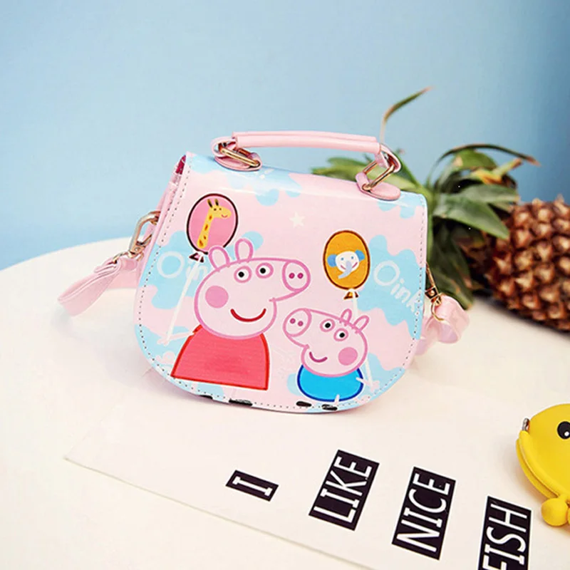 3 Peppa Pig Джордж Кошелек для монет лакированная кожаная сумка игрушки куклы дети девочки сумка Рюкзак кошелек телефон сумка Детские игрушки - Цвет: 3