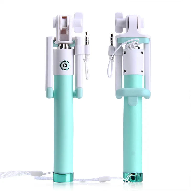 Проводной ручной монопод KF14 Gen.2 для селфи + широкоугольный объектив рыбий глаз