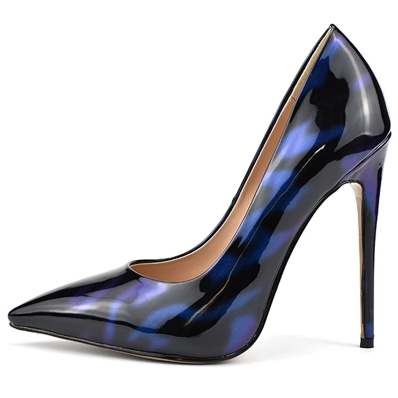 

ANMAIRON PU Basic Super High (8cm-up) Thin Heels Women Shoes Pointed Toe Casual Slip-On Women Pumps Size 34-43 LY927