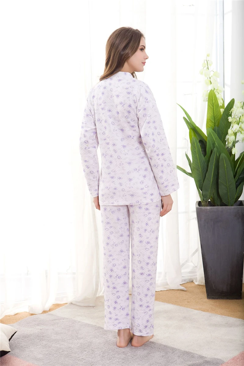 2 шт./компл. модная одежда для мам сна при грудном вскармливании домашняя пижама