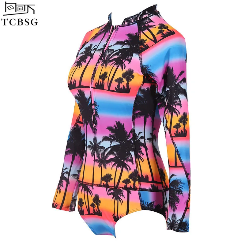Новое поступление 2019 цельный купальный костюм TCBSG с цветочным принтом одежда для