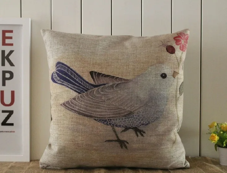 Наволочка на подушку в американском пасторальном стиле хлопчатобумажная для