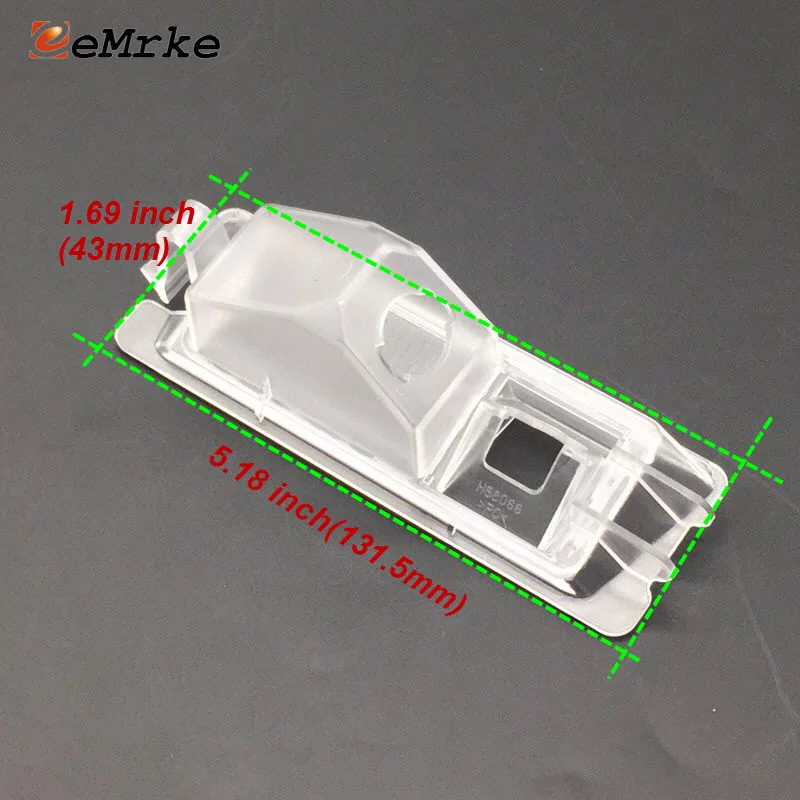 EEMRKE для Dacia для Renault Pulse Logan Sandero CLIO 2 хэтчбек Автомобильная камера заднего вида Кронштейн номерного знака фары корпус крепление
