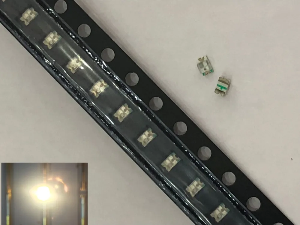 3000 шт. светодиод SMD 0805 мигает раньше теплый белый свет светодиодный Белый-WW