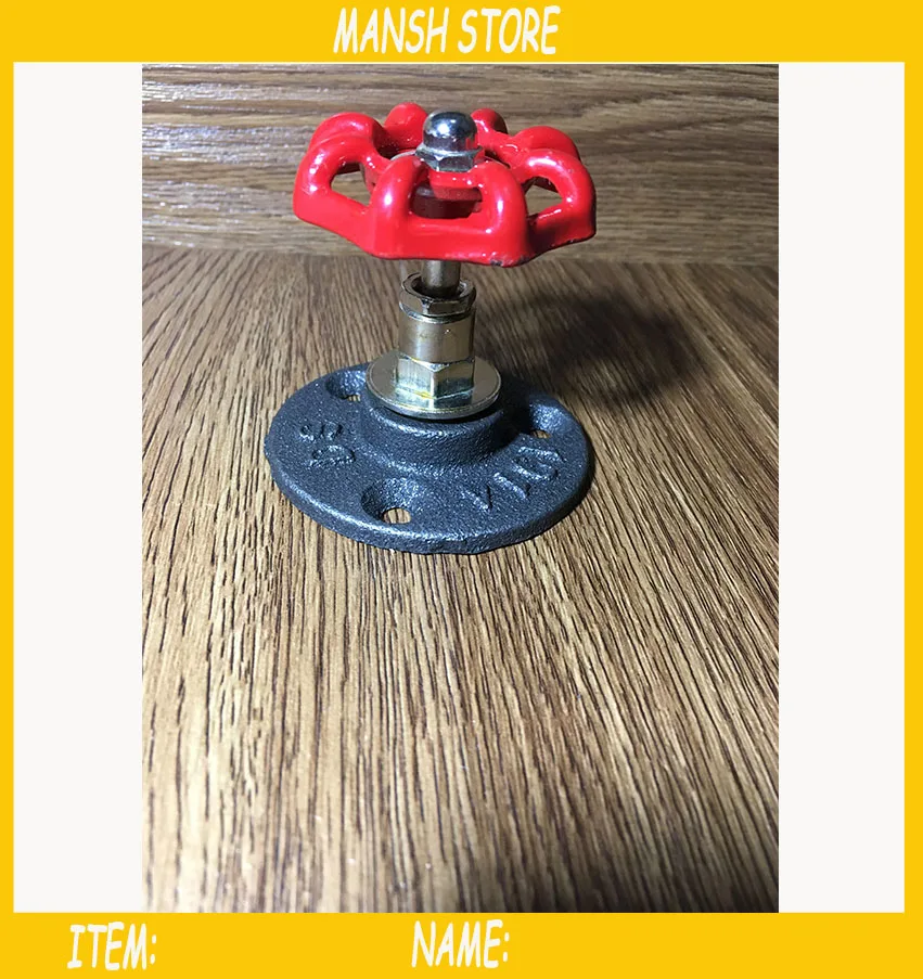 DN15 трубный клапан ретро чугунный аксессуар промышленный стиль для одежды сумка