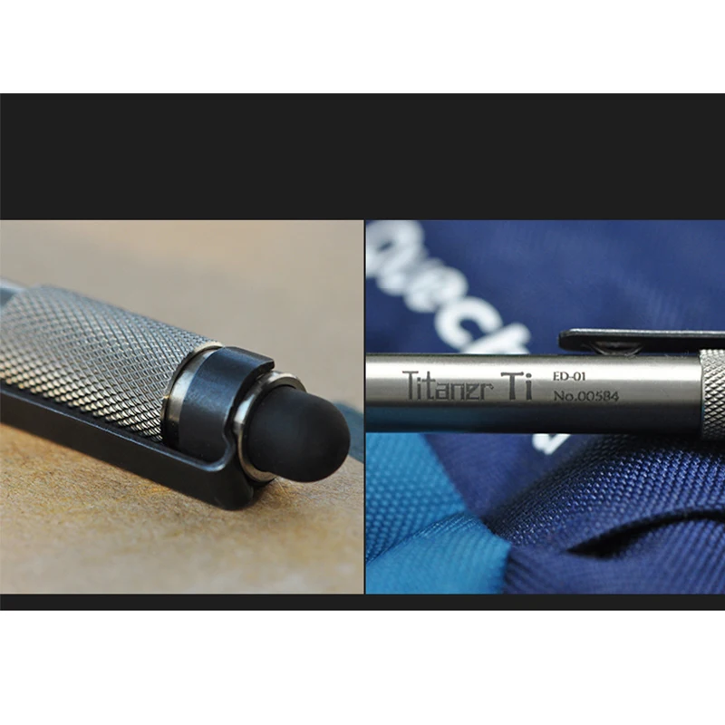 High Quality Simple Luxury Titanium Alloy Defense Pen Tactical Tungsten Broken Window And Touch Screen Head EDC Tools | Спорт и